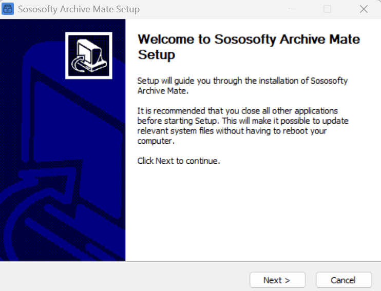 install archive mate