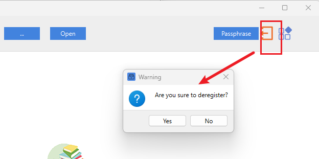 deregister archive mate